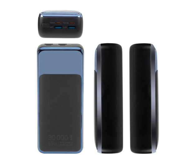 RIVACASE Powerbank VA1080 30000 mAh 65W czarny - 1503812 - zdjęcie 4